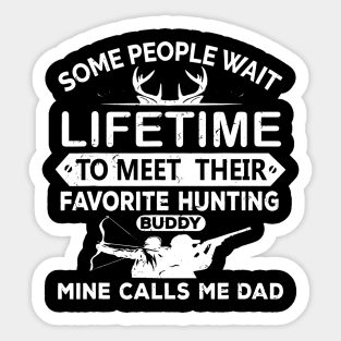 Father And Son Hunting Shirts Hunter Sticker